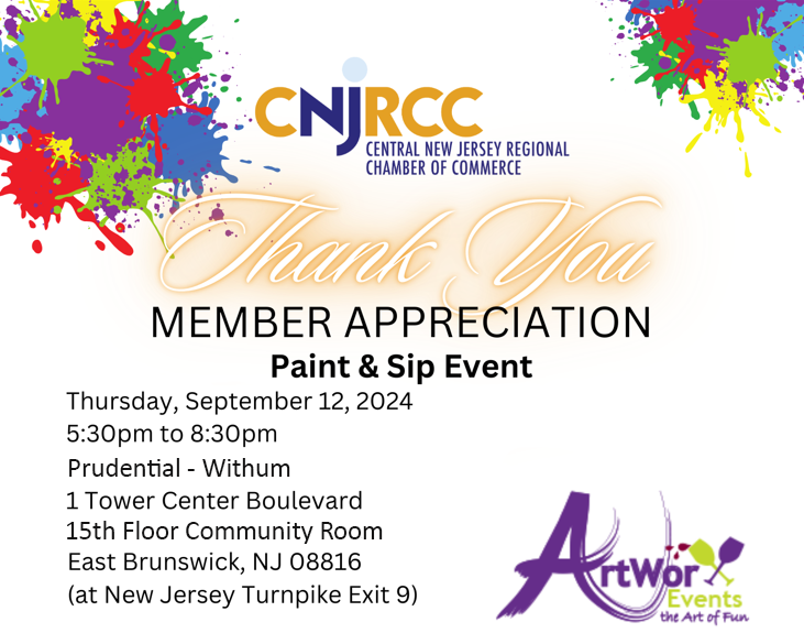 CNJRCC Member Appreciation Paint & Sip