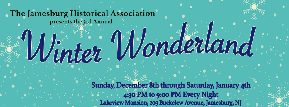 Winter Wonderland Lakeview Mansion – Jamesburg Historical Association