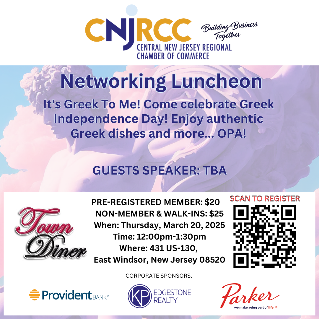 CNJRCC Monthly Luncheon March 2025 – Town Diner