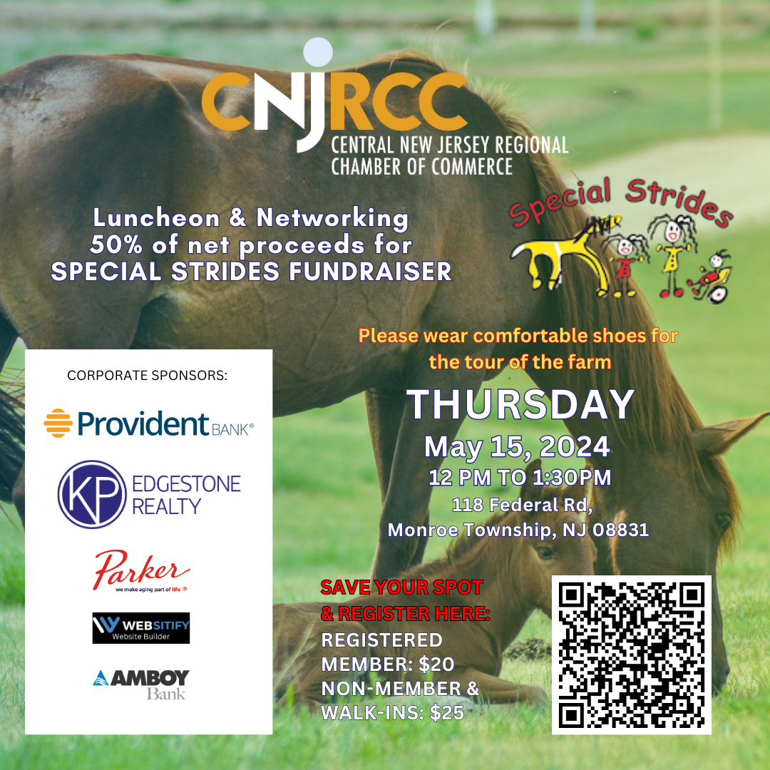 CNJRCC Monthly Luncheon May 2025 – Special Strides Tour and Lunch