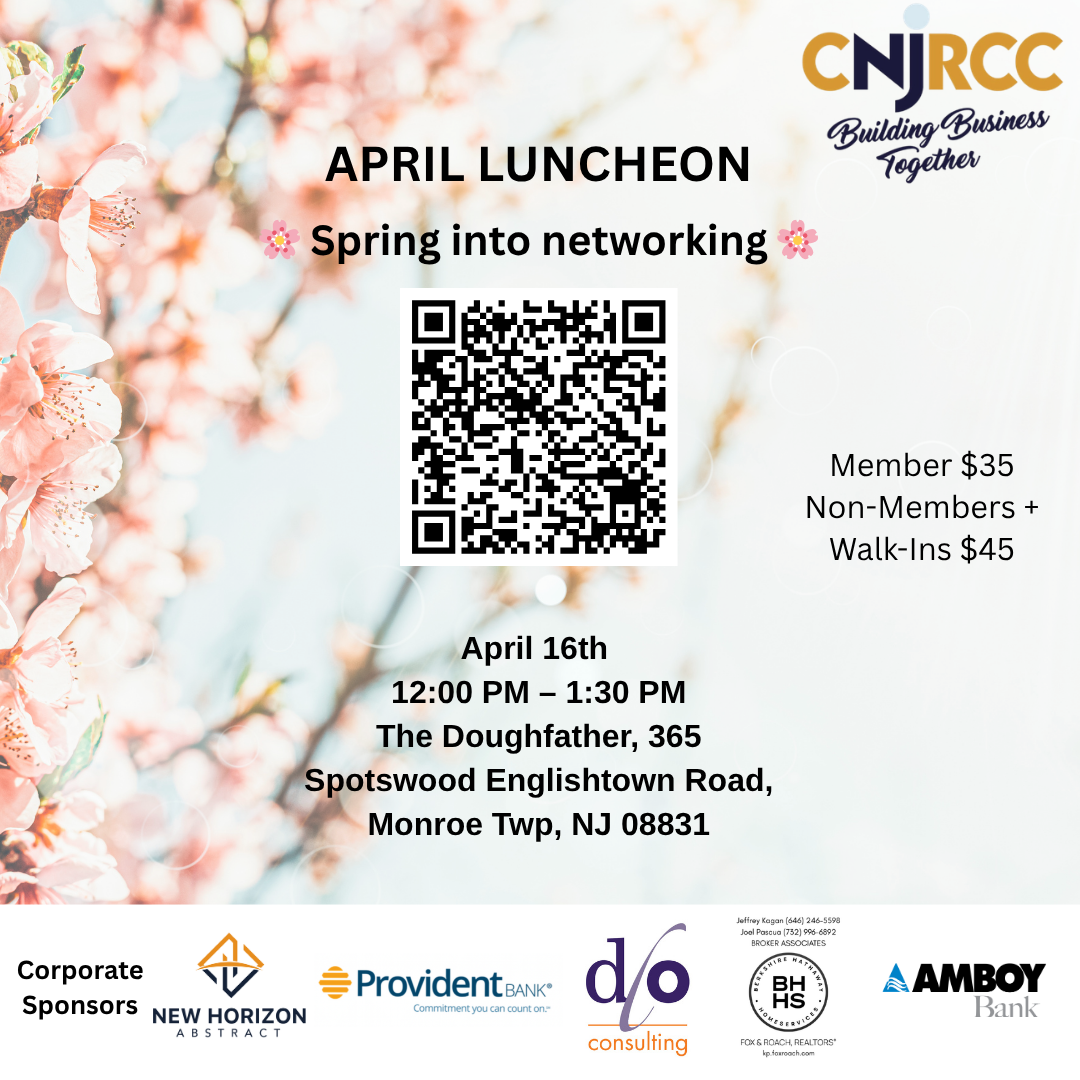 CNJRCC April 2026 Luncheon - The Doughfather