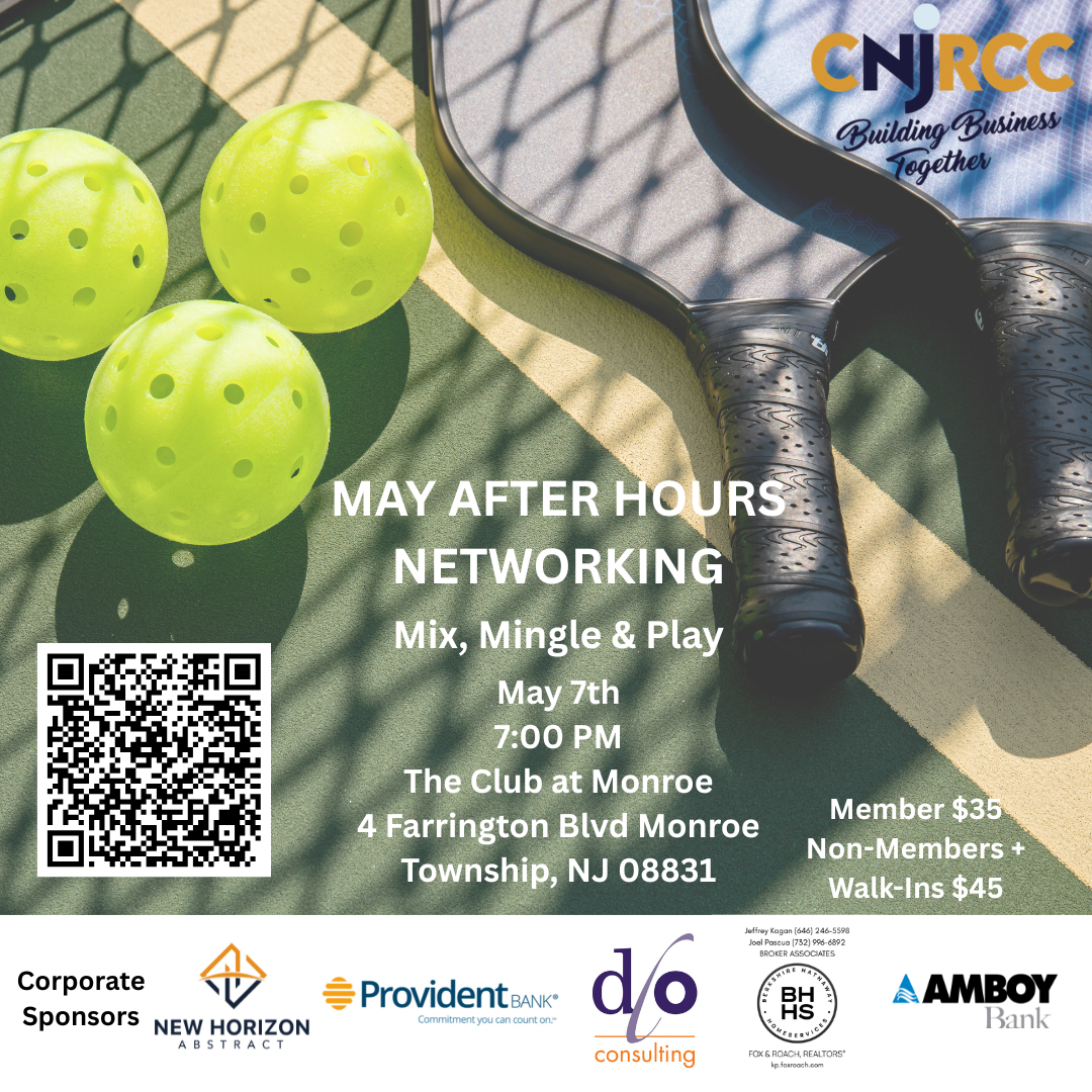 CNJRCC May 2026 - After Hours at the Club at Monroe
