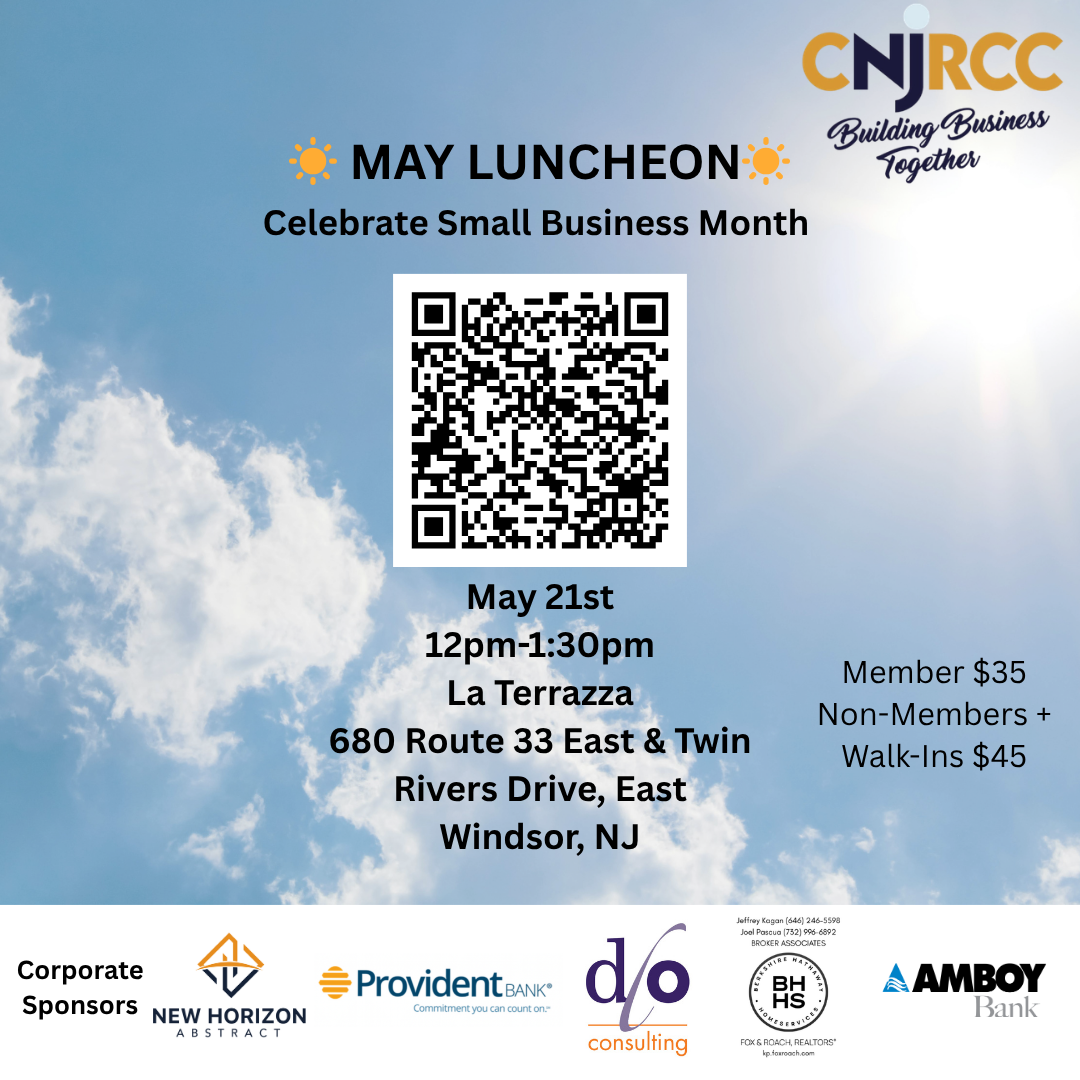CNJRCC May 2026 Networking Luncheon La Terrazza
