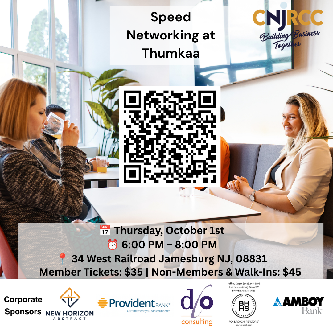 cjcc speed networking at thumkaa october 2026